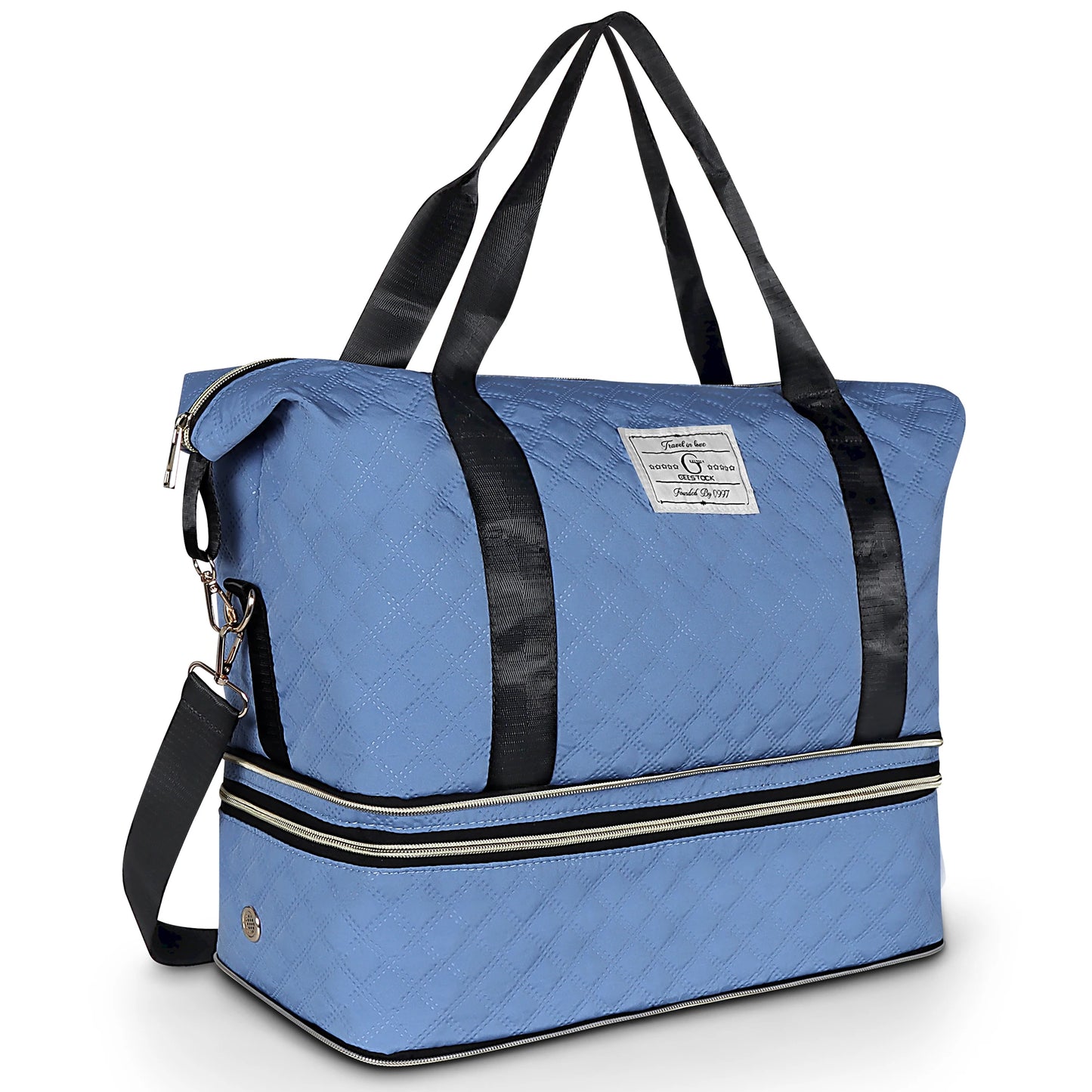Large Capacity, Durable Nylon, Spinner Wheels, Shoulder & Hand Carry Option, Ideal fo by MadisonnSavannahBoutique