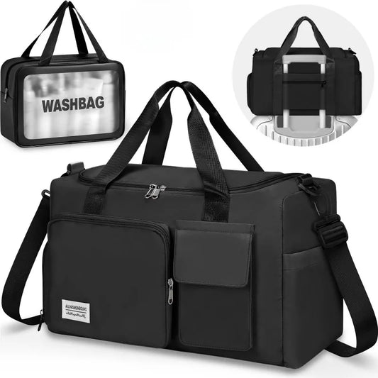 Large Capacity Travel Duffel Bag,Sports Fitness Bag by MadisonnSavannahBoutique