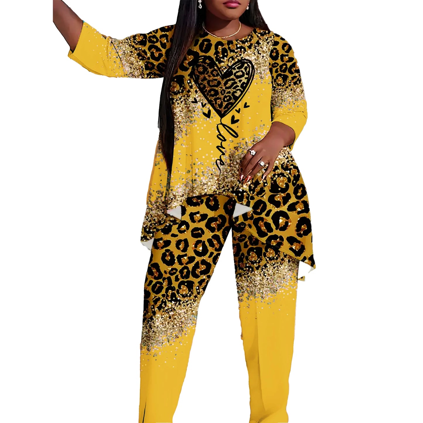 plus size women's suit shirt pants two-piece by MadisonnSavannahBoutique