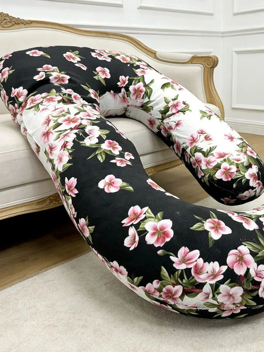 Light Luxury Floral U-Shaped Pillow by MadisonnSavannahBoutique