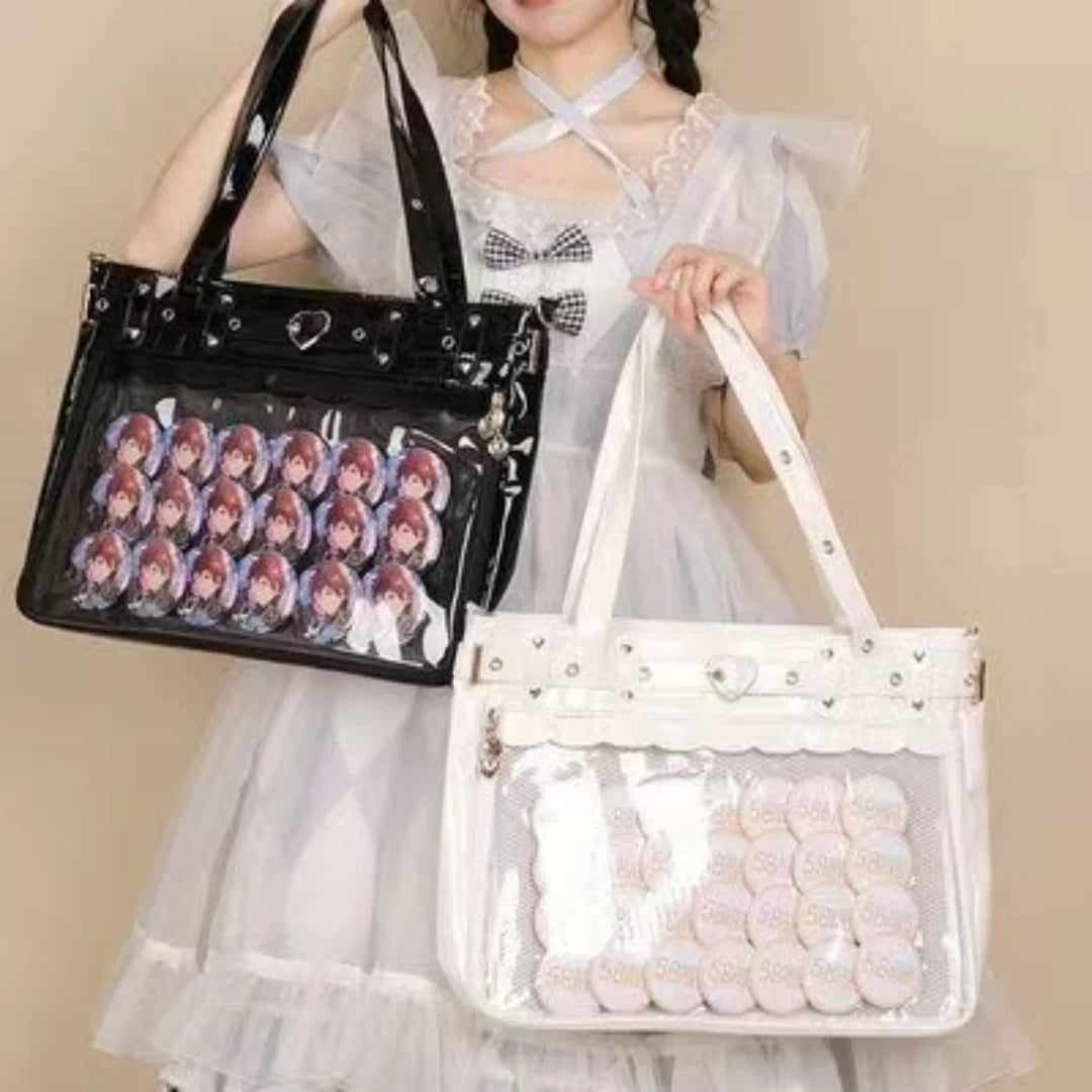 Y2K Large Capacity Portable Ulzzang Tote Bag by MadisonnSavannahBoutique