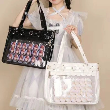 Y2K Large Capacity Portable Ulzzang Tote Bag by MadisonnSavannahBoutique