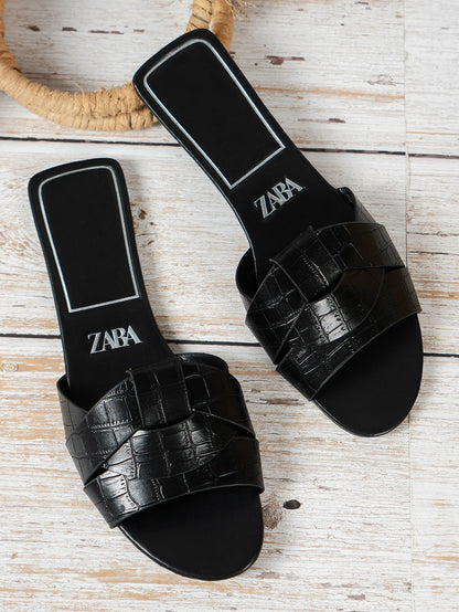 Luxury Designer Women's Flat Slippers by MadisonnSavannahBoutique