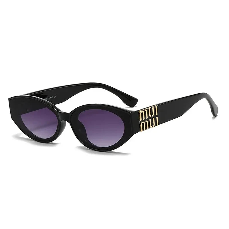 Luxury Women's Small Oval Sunglasses by MadisonnSavannahBoutique