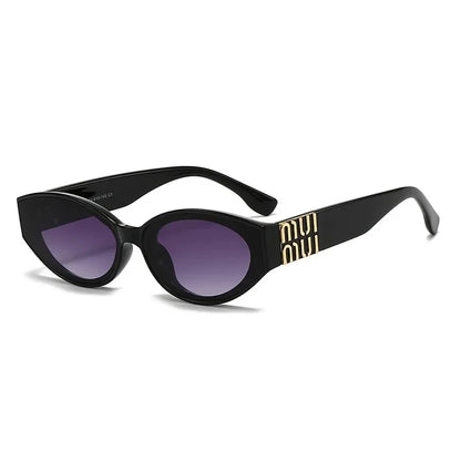 Luxury Women's Small Oval Sunglasses by MadisonnSavannahBoutique