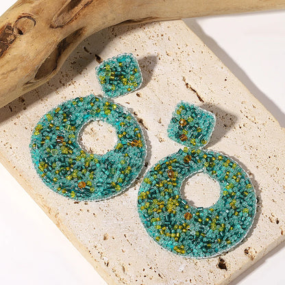 Bohemian Starfish Lobster Conch Seed Bead Drop Earrings Handmade by MadisonnSavannahBoutique