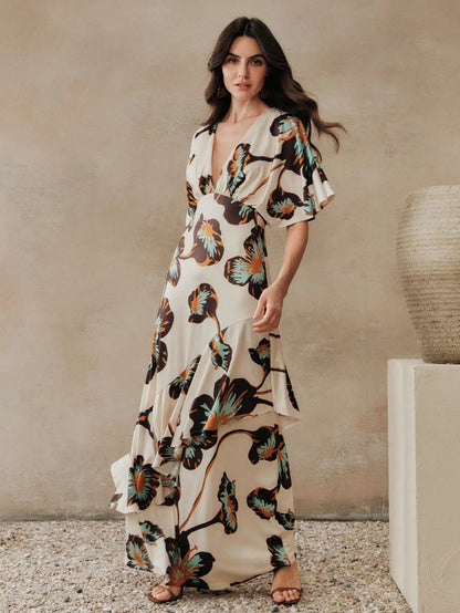 Floral Maxi Dress by MadisonnSavannahBoutique