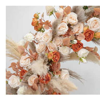 Flower Row Wedding Arch Backdrop Props Road Lead Floral Ball by MadisonnSavannahBoutique