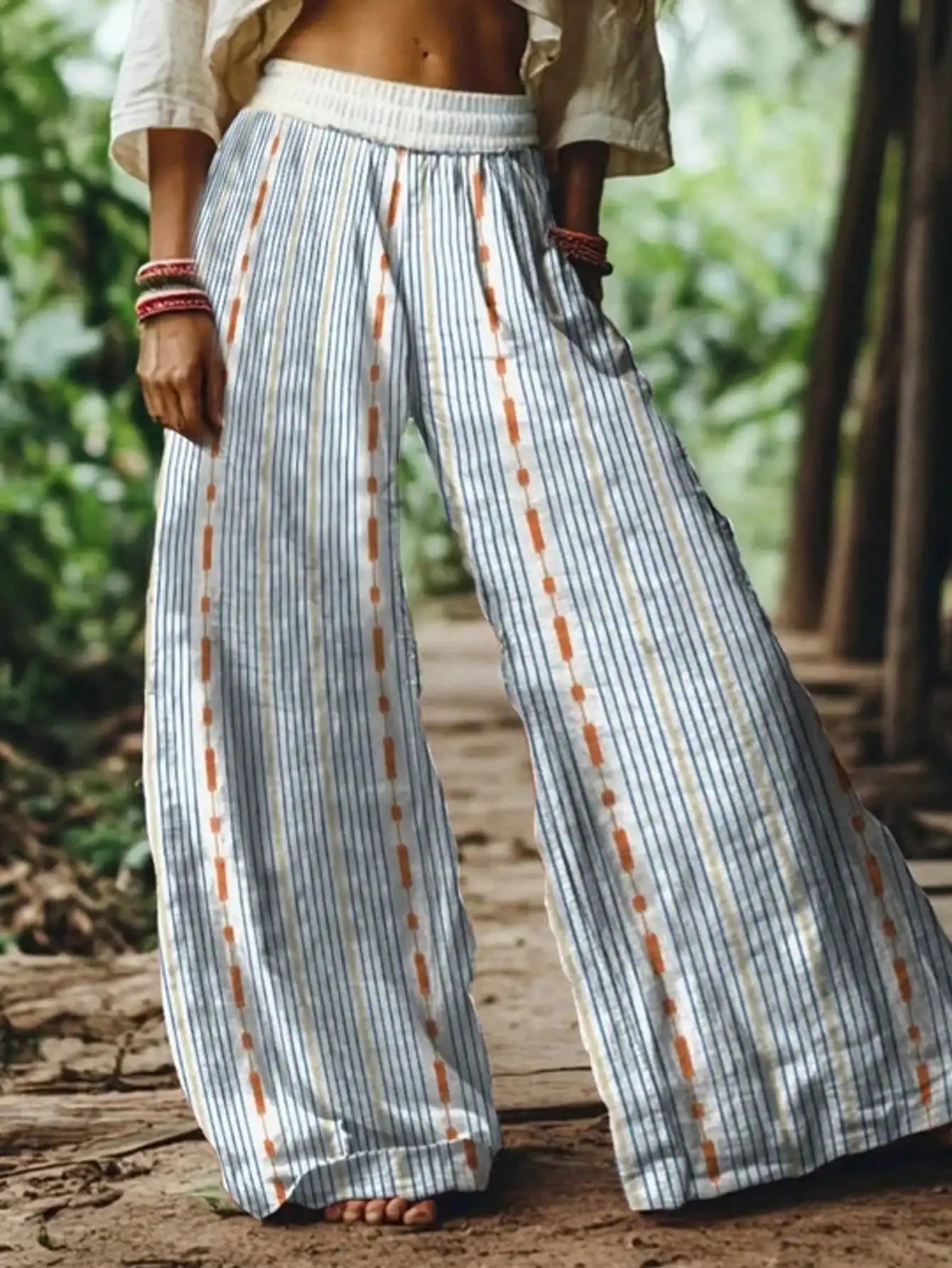 Floral Print Wide Leg Pants by MadisonnSavannahBoutique