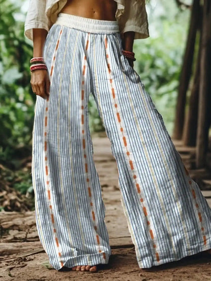 Floral Print Wide Leg Pants by MadisonnSavannahBoutique