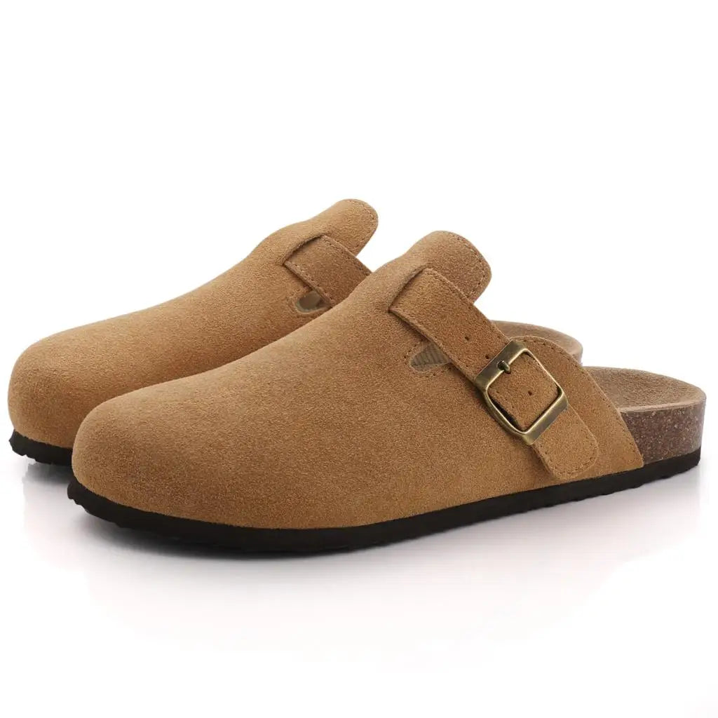 Fashion Women's Suede Mules Slippers With Arch Support by MadisonnSavannahBoutique