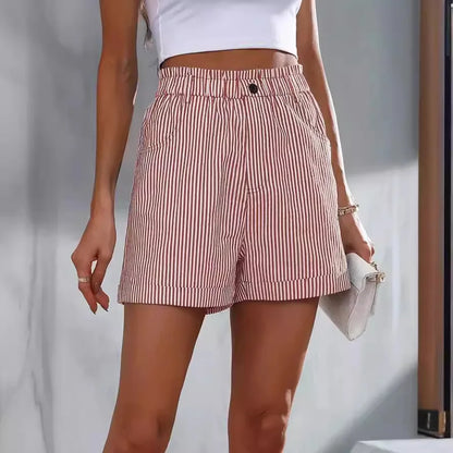 summer casual pocket striped casual shorts by MadisonnSavannahBoutique