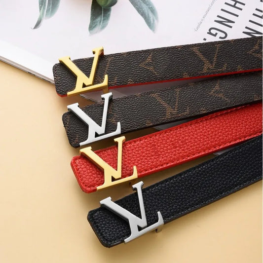 Classic Tweed Cowhide Belt by MadisonnSavannahBoutique