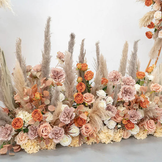 Flower Row Wedding Arch Backdrop Props Road Lead Floral Ball by MadisonnSavannahBoutique