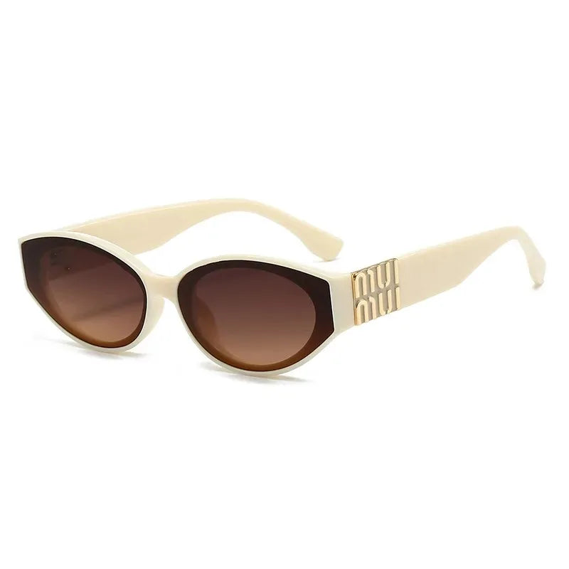 Luxury Women's Small Oval Sunglasses by MadisonnSavannahBoutique