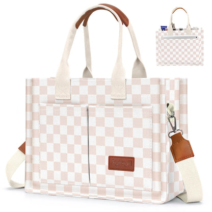 Canvas Tote Bags with Pockets by MadisonnSavannahBoutique