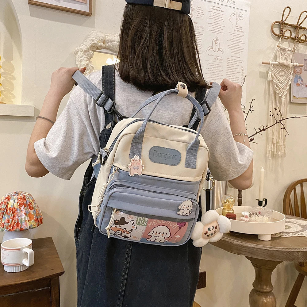 Fashion Kawaii Backpack Laptop Rucksack by MadisonnSavannahBoutique