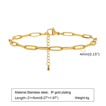 18k Gold Plated Foot Chain by MadisonnSavannahBoutique