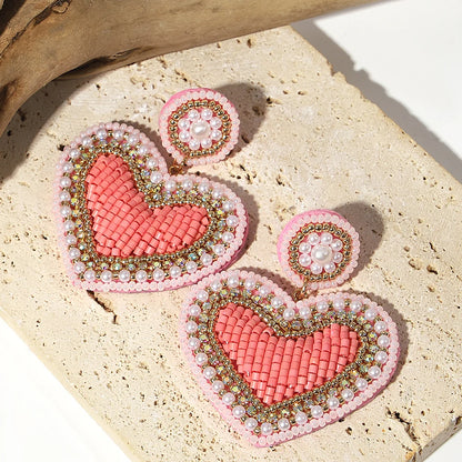 Bohemian Starfish Lobster Conch Seed Bead Drop Earrings Handmade by MadisonnSavannahBoutique