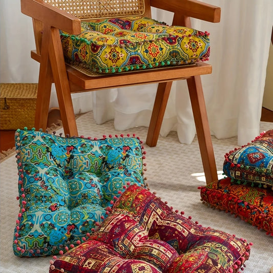 Bohemian Chair Cushion by MadisonnSavannahBoutique