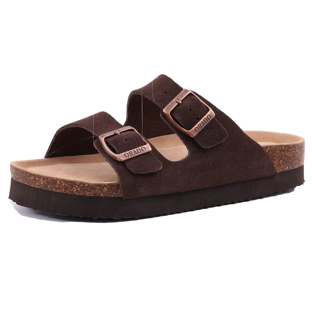 Fashion Women's Suede Mules Slippers With Arch Support by MadisonnSavannahBoutique