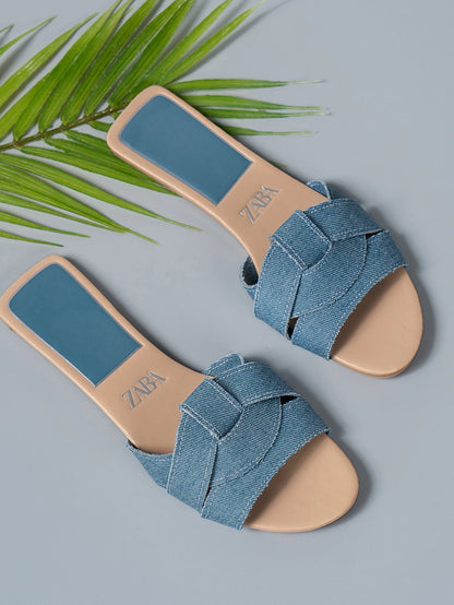 Luxury Designer Women's Flat Slippers by MadisonnSavannahBoutique