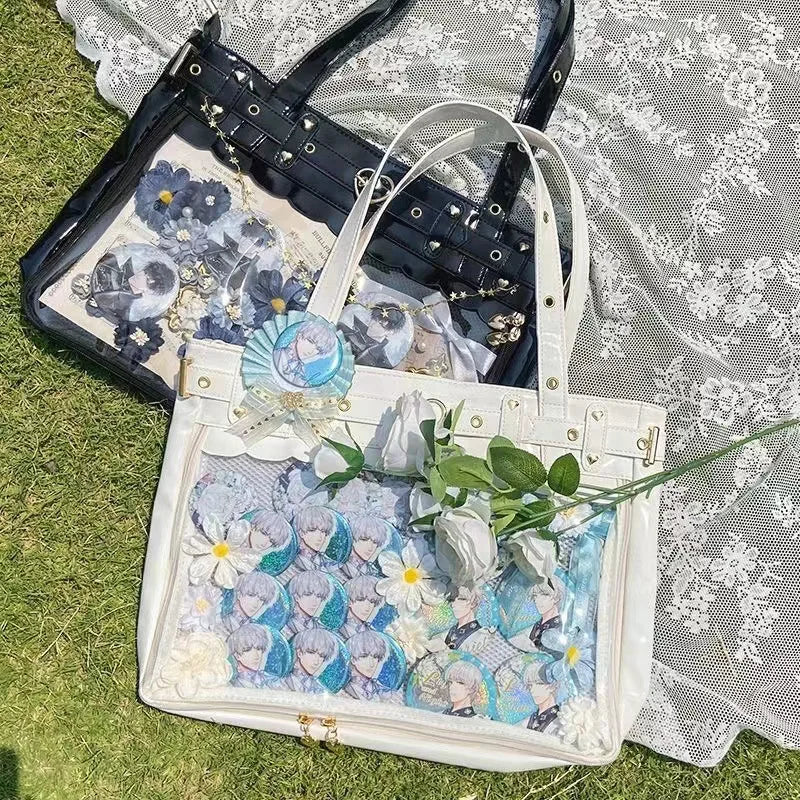 Y2K Large Capacity Portable Ulzzang Tote Bag by MadisonnSavannahBoutique