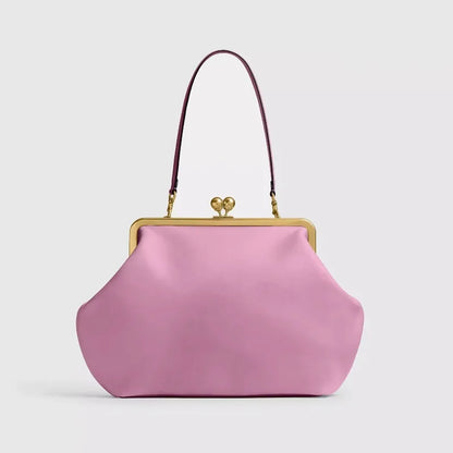 Frame Kiss Lock Shell Handbag Classic Fashion Exquisite Trend Shoulder Bag by MadisonnSavannahBoutique