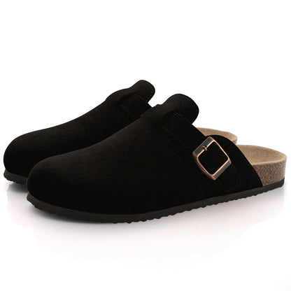 Fashion Women's Suede Mules Slippers With Arch Support by MadisonnSavannahBoutique