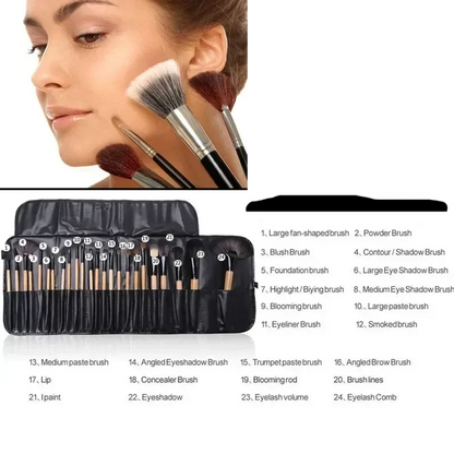 Gift Bag 24 pcs Makeup Brush Sets by MadisonnSavannahBoutique