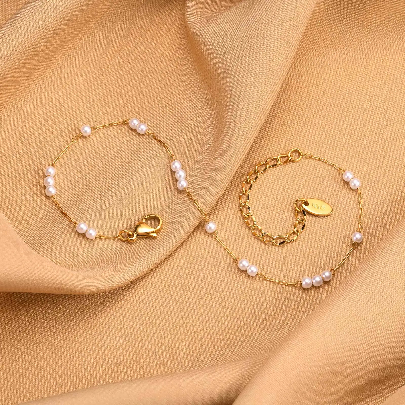 18k Gold Plated Foot Chain by MadisonnSavannahBoutique