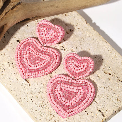 Bohemian Starfish Lobster Conch Seed Bead Drop Earrings Handmade by MadisonnSavannahBoutique