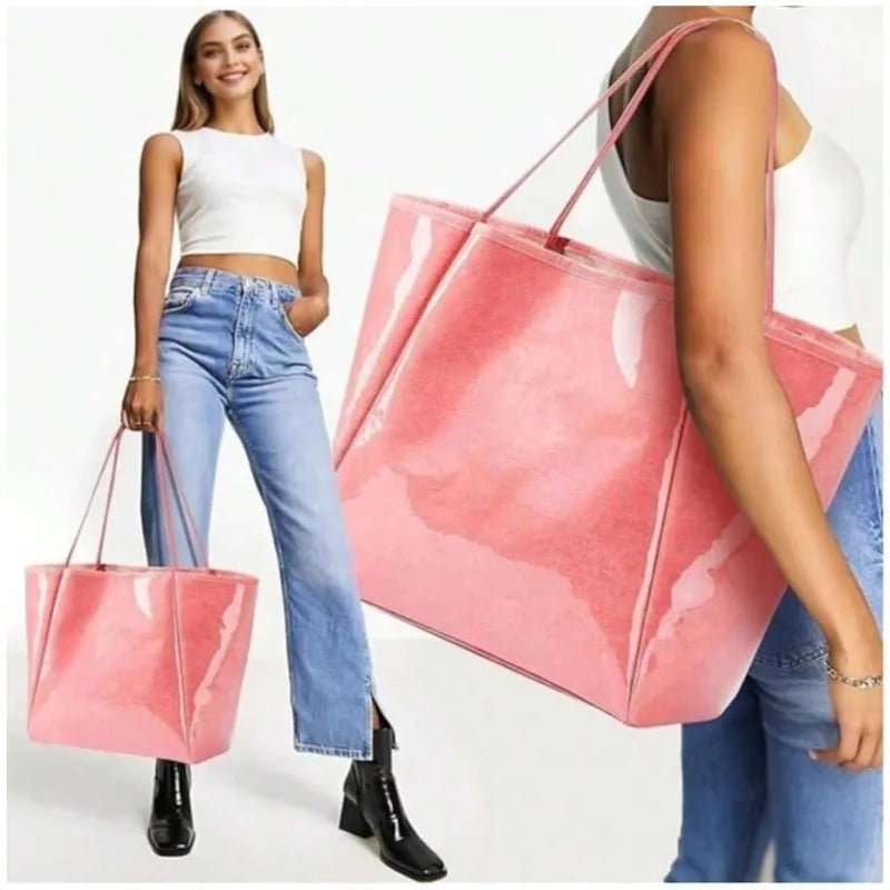 PVC Tote Bag Hobo Bags for Beach Work College by MadisonnSavannahBoutique