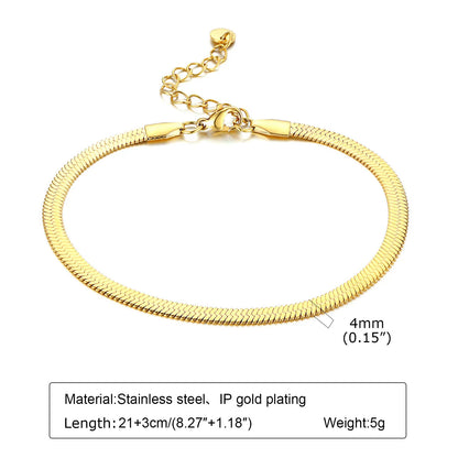 18k Gold Plated Foot Chain by MadisonnSavannahBoutique