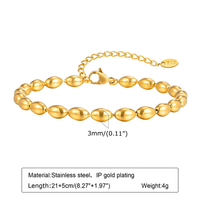 18k Gold Plated Foot Chain by MadisonnSavannahBoutique