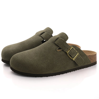 Fashion Women's Suede Mules Slippers With Arch Support by MadisonnSavannahBoutique