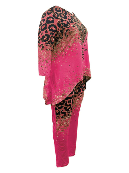 plus size women's suit shirt pants two-piece by MadisonnSavannahBoutique