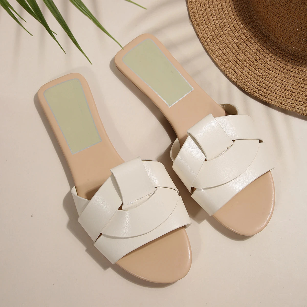 Luxury Designer Women's Flat Slippers by MadisonnSavannahBoutique