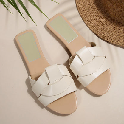 Luxury Designer Women's Flat Slippers by MadisonnSavannahBoutique