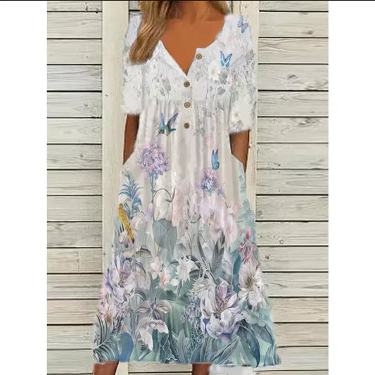 Short-Sleeve Maxi Dress by MadisonnSavannahBoutique
