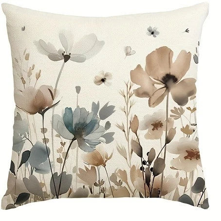 Bird Flower Pattern Soft Comfortable Cushion Cover ,18x18 inch by MadisonnSavannahBoutique