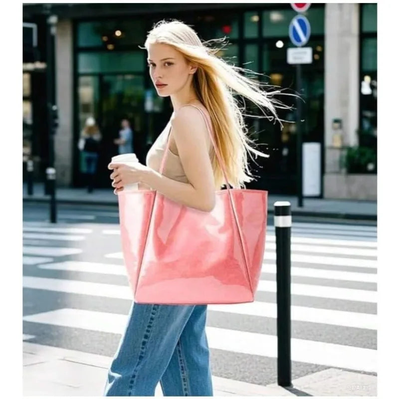 PVC Tote Bag Hobo Bags for Beach Work College by MadisonnSavannahBoutique