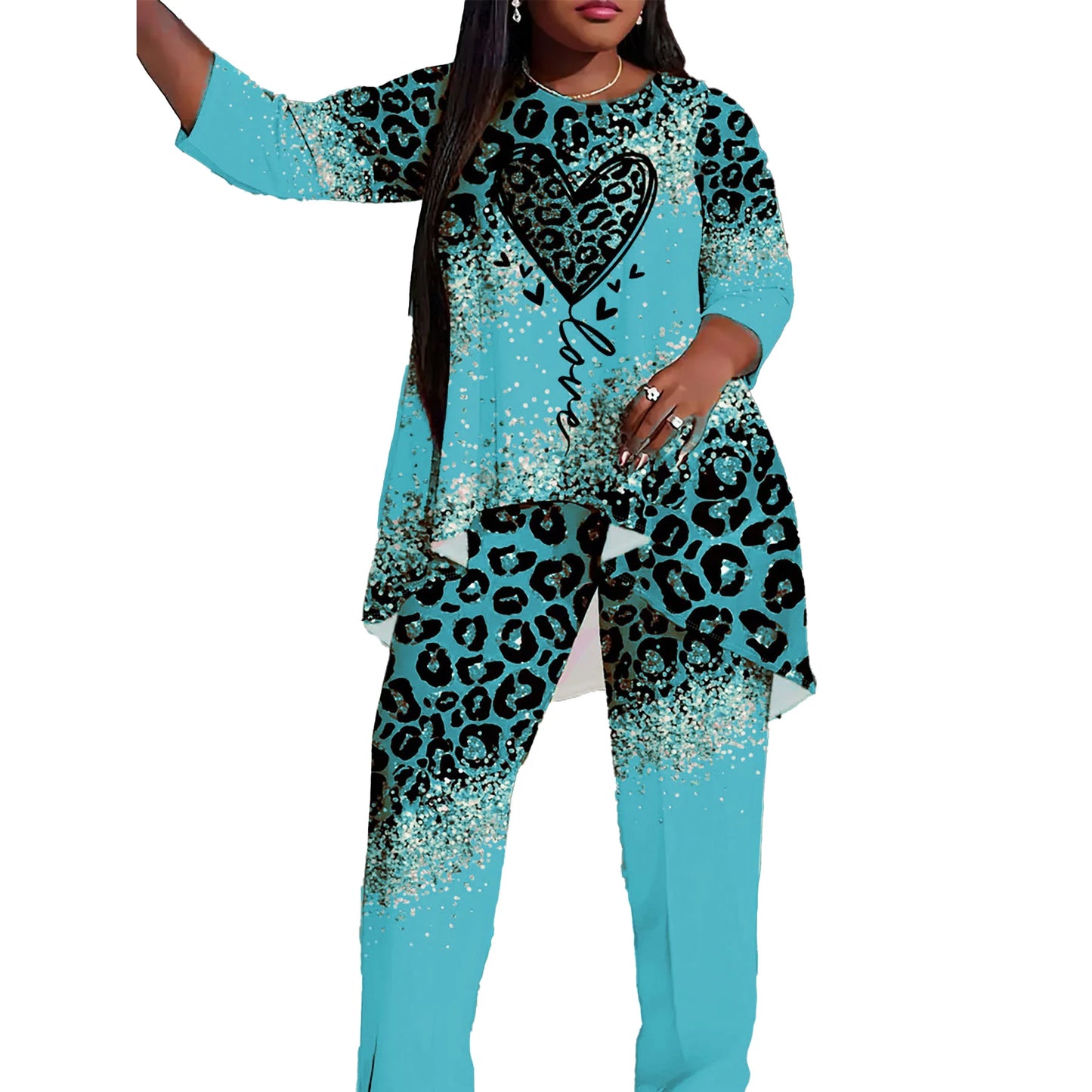 plus size women's suit shirt pants two-piece by MadisonnSavannahBoutique