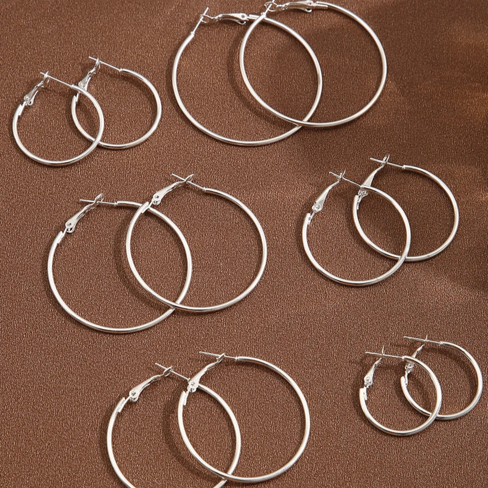 Hyperbolic Hoop Earrings Set by MadisonnSavannahBoutique