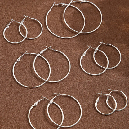 Hyperbolic Hoop Earrings Set by MadisonnSavannahBoutique