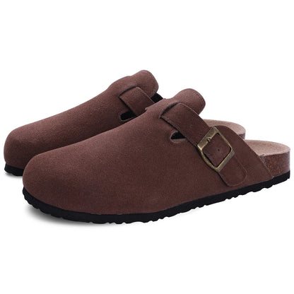 Fashion Women's Suede Mules Slippers With Arch Support by MadisonnSavannahBoutique