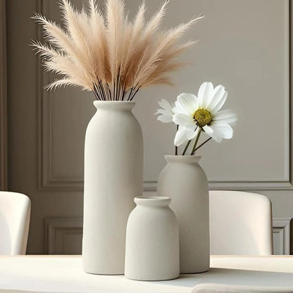 Set of 3 Ceramic Vases by MadisonnSavannahBoutique