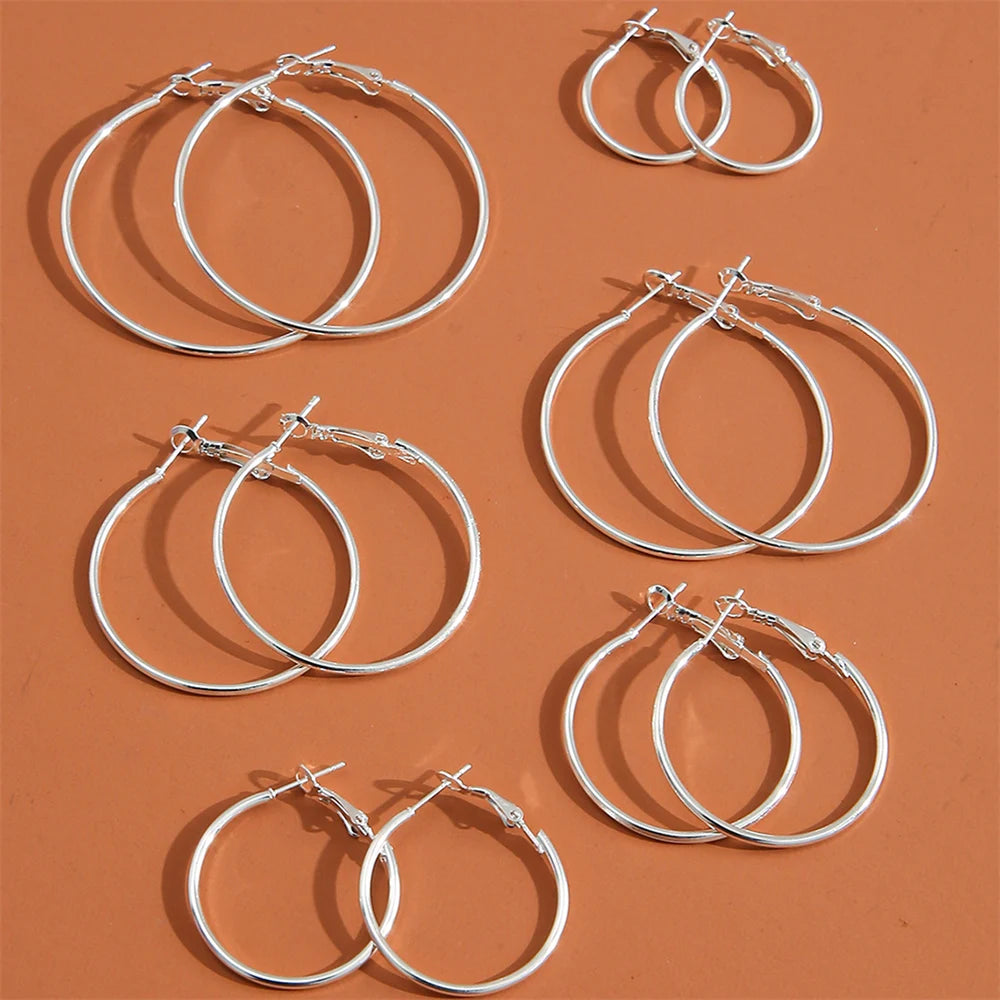 Hyperbolic Hoop Earrings Set by MadisonnSavannahBoutique