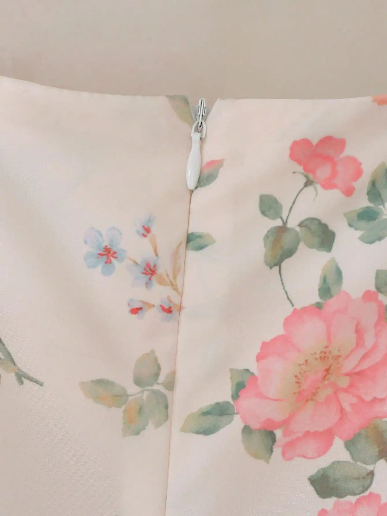 Floral Print Square Neck Flare Sleeve A-Line Maxi Dress With Zipper Back by MadisonnSavannahBoutique