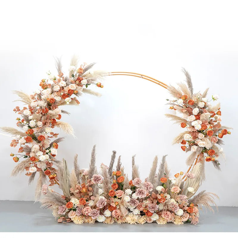 Flower Row Wedding Arch Backdrop Props Road Lead Floral Ball by MadisonnSavannahBoutique